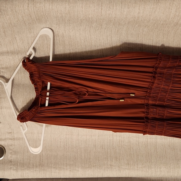 Size 14 Tiered Halter Anthropologie Dress - Picture 4 of 6